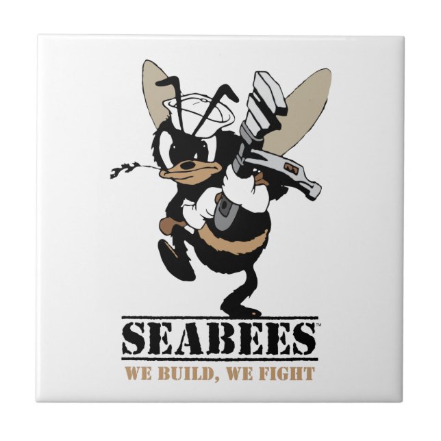 Seabees, die wir uns errichten, kämpfen fliese (Vorderseite)