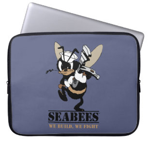Seabees, die wir uns errichten, kämpfen laptopschutzhülle