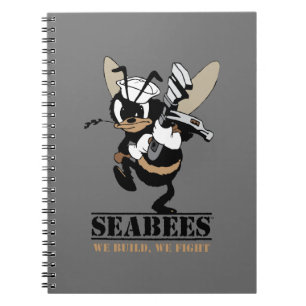 Seabees, die wir uns errichten, kämpfen Notizbloc Notizblock