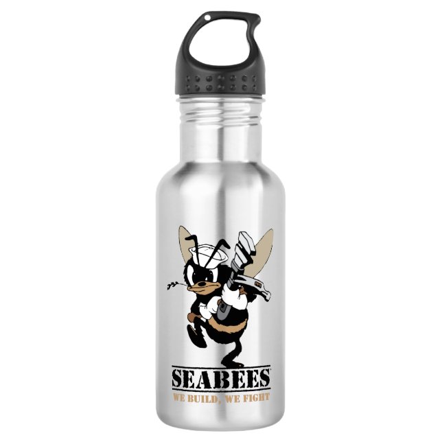 Seabees, die wir uns errichten, kämpfen trinkflasche (Vorderseite)