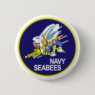 Seabees MARINE Button