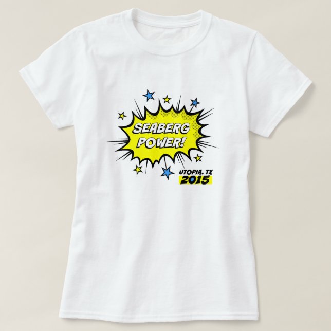 Seaberg Power! Der T - Shirt der Frauen (Design vorne)