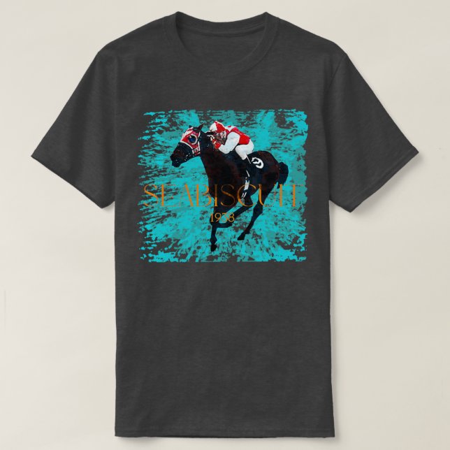 Seabiscuit 1938 Pferd des Jahres 1 T-Shirt (Design vorne)