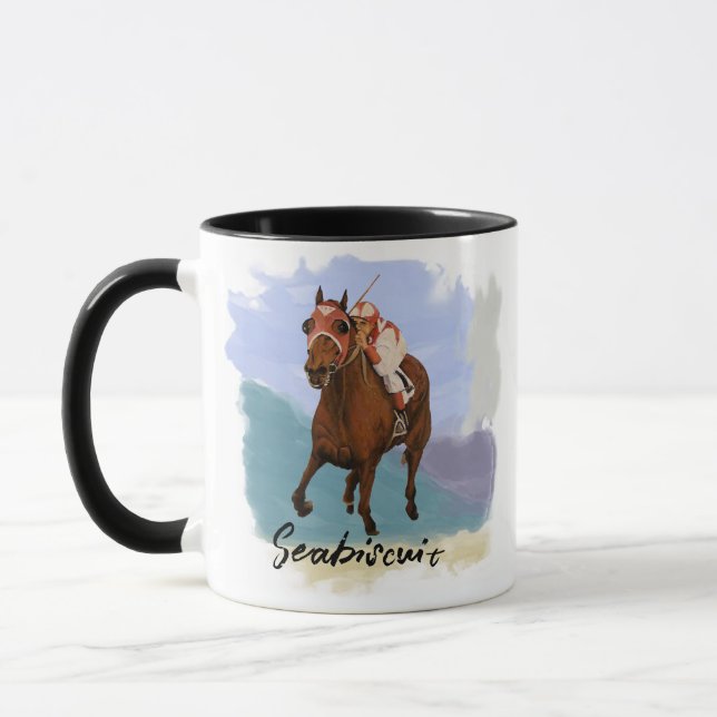  “Seabiscuit” – Champion Horse - Personalize Your Tasse (Links)