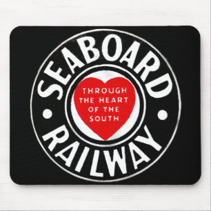 Seaboard Air Line Railway Herz-Logo Mousepad