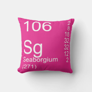 Seaborgium Kissen