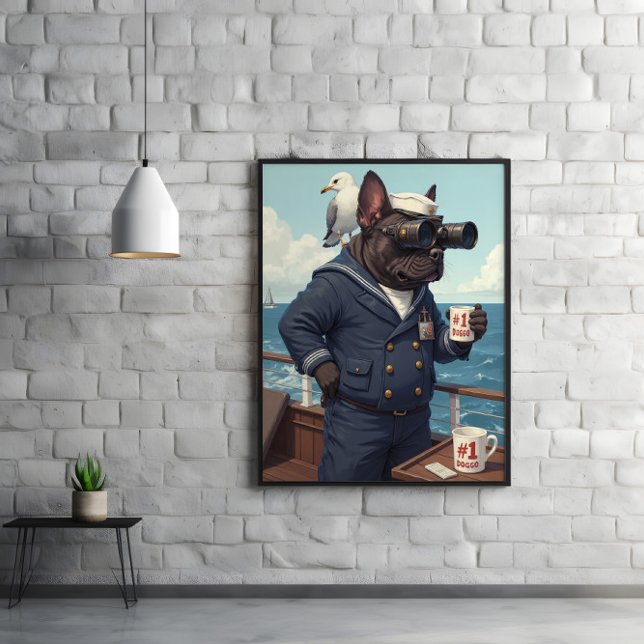 Seadog Scans Horizon: Alle Paws überlagert Poster (Von Creator hochgeladen)