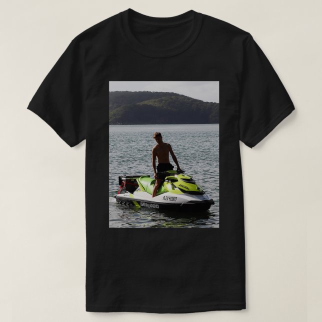 Seadojet-Ski im Paradies T-Shirt (Design vorne)