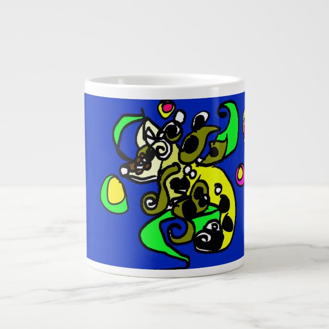 Seadrachen Kunst  Jumbo-Tasse (Vorderseite)