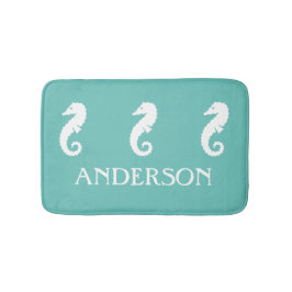 Seafoam aquamarine grüne badematte