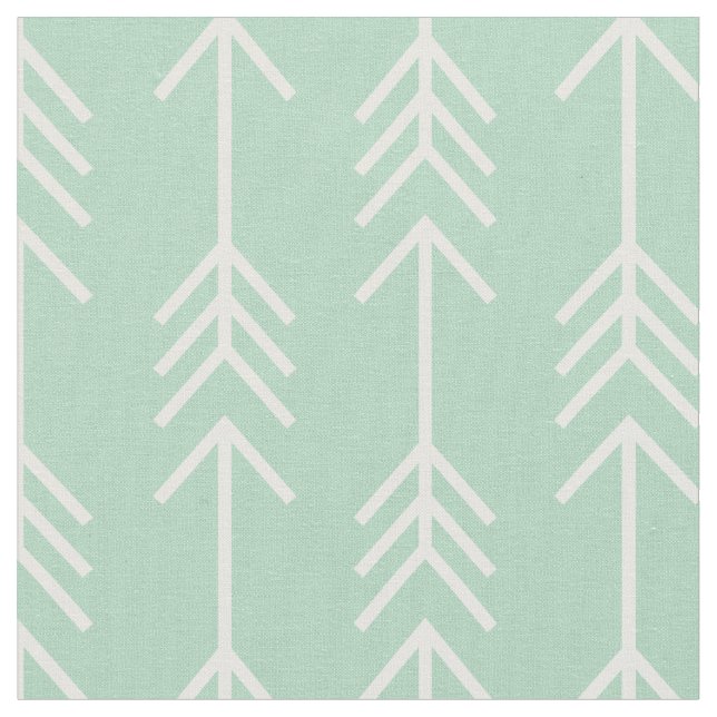Seafoam Arrows Stoff (Nahaufnahme)