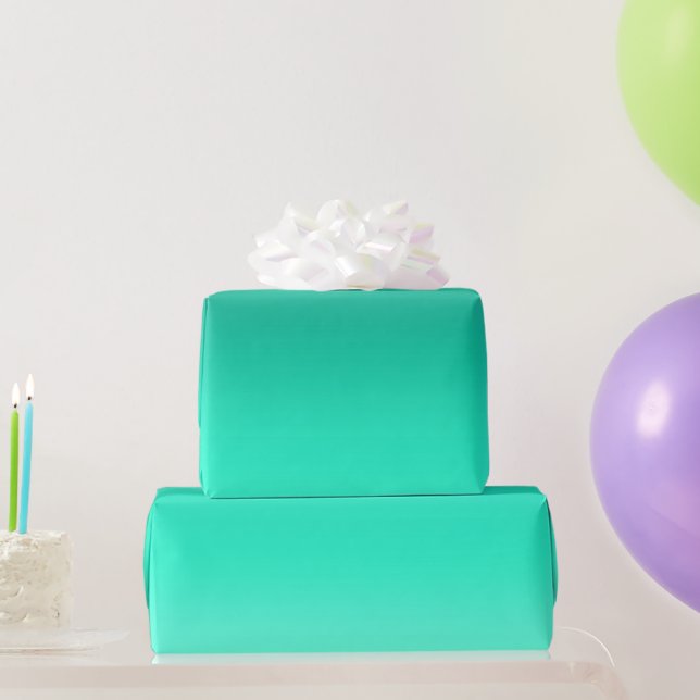 Seafoam Fade Geschenkpapier (Partygeschenke)