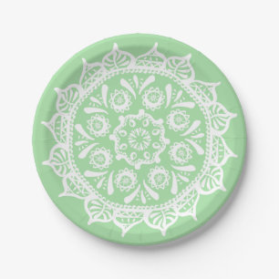 Seafoam Mandala Pappteller