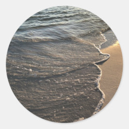 Seafoam Runder Aufkleber