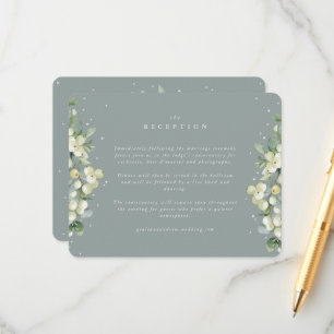 Seafoam Snowberry+Eucalyptus EKategorie Empfang Begleitkarte