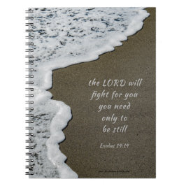 Seafoam-Strand-Bibelvers-Spiralblock Klein Notizblock