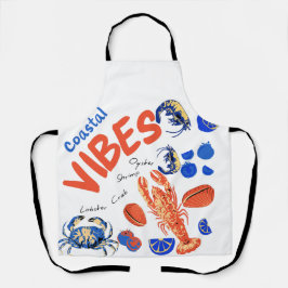 Seafood Beach Fisherman Ocean Tropical Quote  Schürze