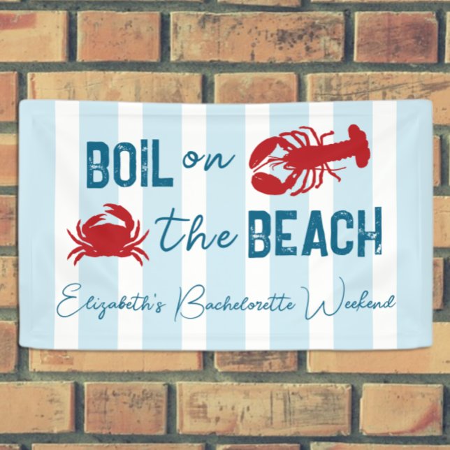 Seafood Boil Bachelorette Party Banner (Von Creator hochgeladen)