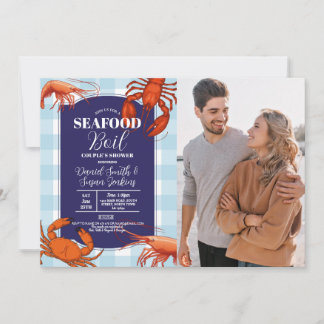 Seafood Boil Foto Navy Lobby Einladung
