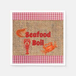 Seafood Boil Party Serviette
