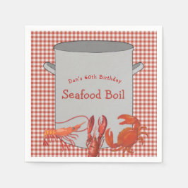 Seafood Boil Personalisiert Serviette