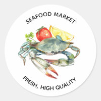 Seafood market Business Craig Watercolor