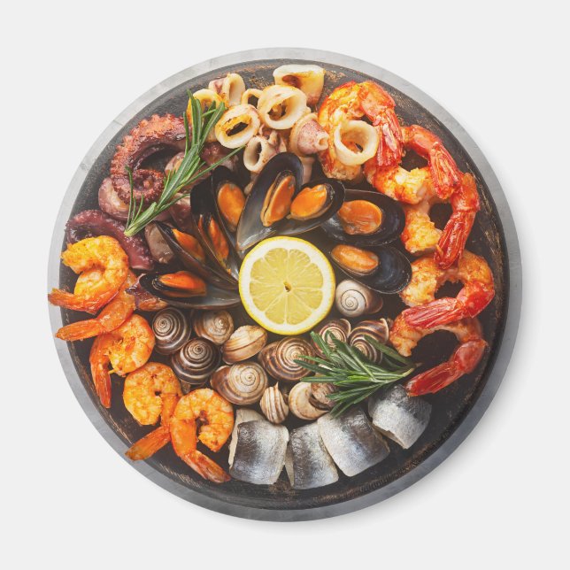 Seafood Platter Magnet (Vorne)