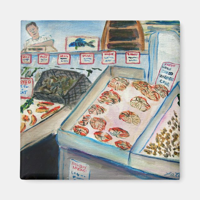 Seafood Sale Magnet (Pike Place Seattle) (Vorne)