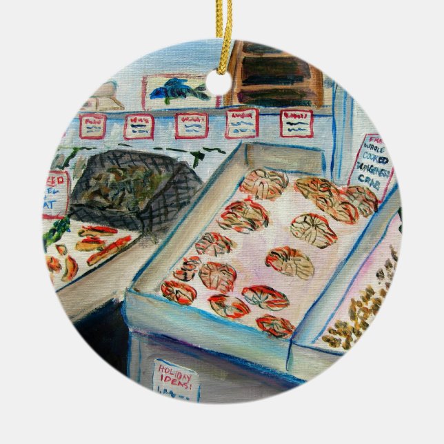 Seafood Sale Ornament (Pike Place - Seattle, WA) (Vorne)
