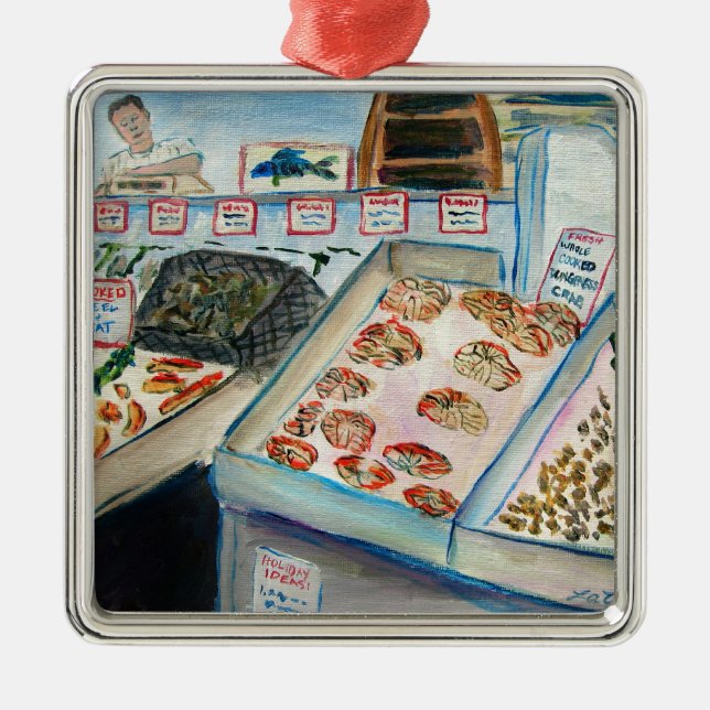 Seafood Sale Ornament (Pike Place - Seattle, WA) (Vorne)