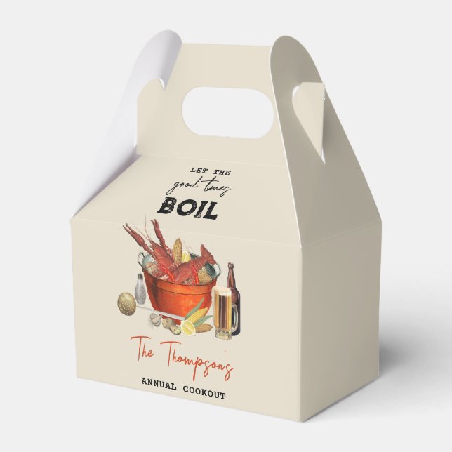Seafood Summer Annual Crawfish Boil Party Geschenkschachtel (Vorderseite)