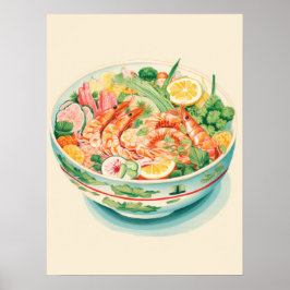 Seafood-Symphonie: Ein Fest in einer Schüssel Poster