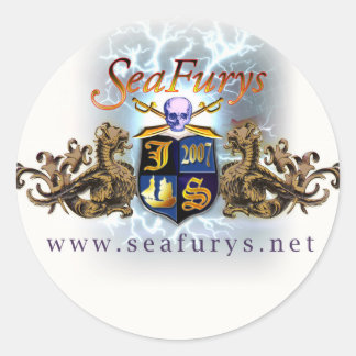 SeaFurys Schild (weiß) Aufkleber