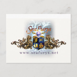 SeaFurys Schild (weiß) Postkarte