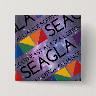 SEAGLA quadratisches Raum-Logo-Button Button