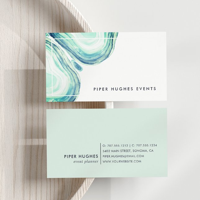 Seaglass Geode Visitenkarte (Von Creator hochgeladen)