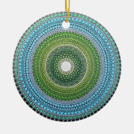 Seaglass Mandala Keramikornament