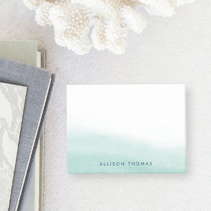 Seaglass Tides Personalized Post-it Klebezettel