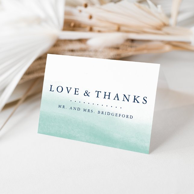 Seaglass Tides Vielen Dank Dankeskarte (Von Creator hochgeladen)