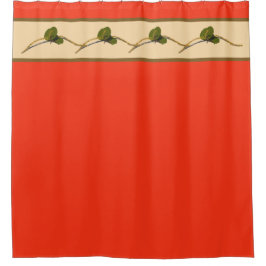 Seagrape Blooms - BonFire-Duschvorhang Duschvorhang