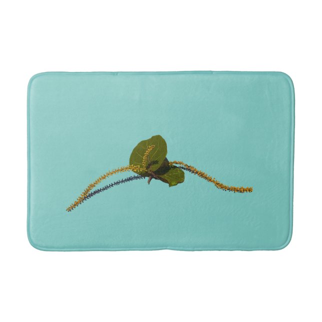Seagrape Blooms - Golf Bath Mat Badematte (Vorderseite)