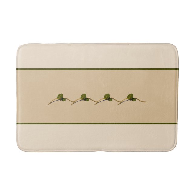 Seagrape Blooms Stripe - Dunes- Badematte (Vorderseite)