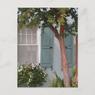 Seagreen Shutters Postkarte