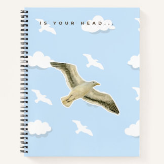Seagul in the Clouds Notizbuch