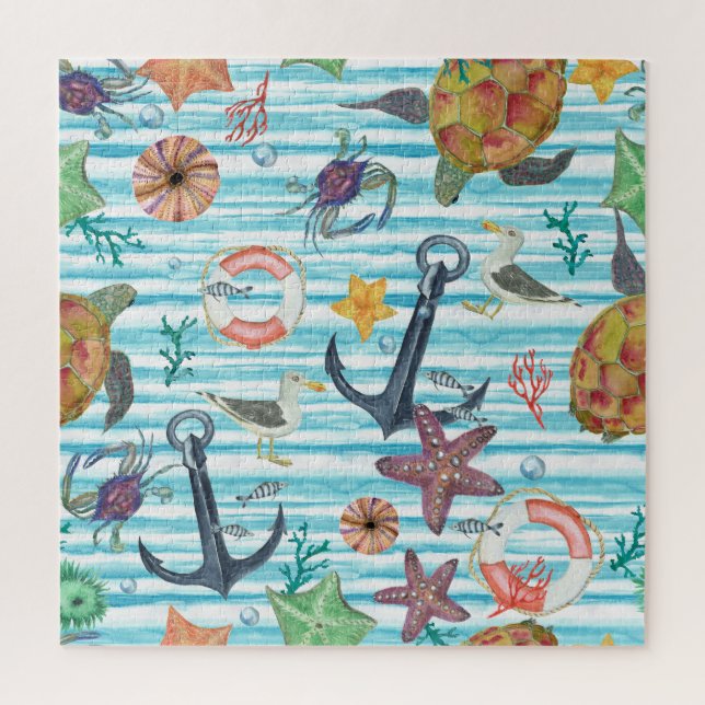 Seagul Starfish Pattern Puzzle (Vertikal)