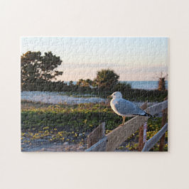 Seagull am Strand Puzzle