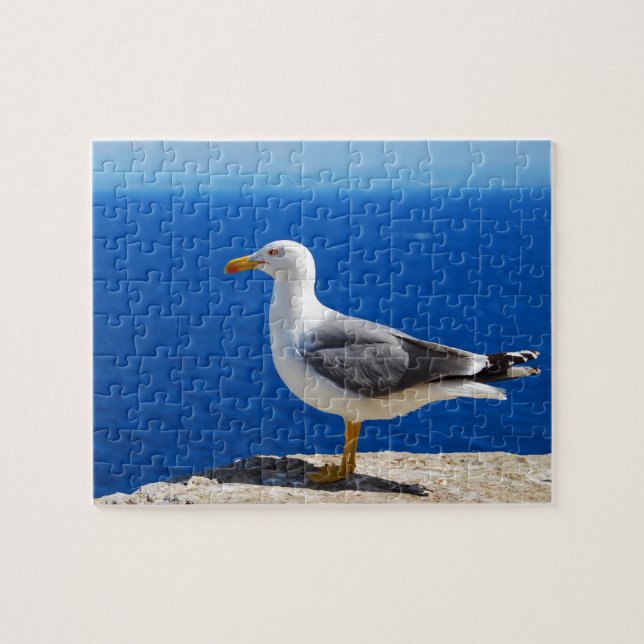 Seagull am Strand Puzzle (Horizontal)