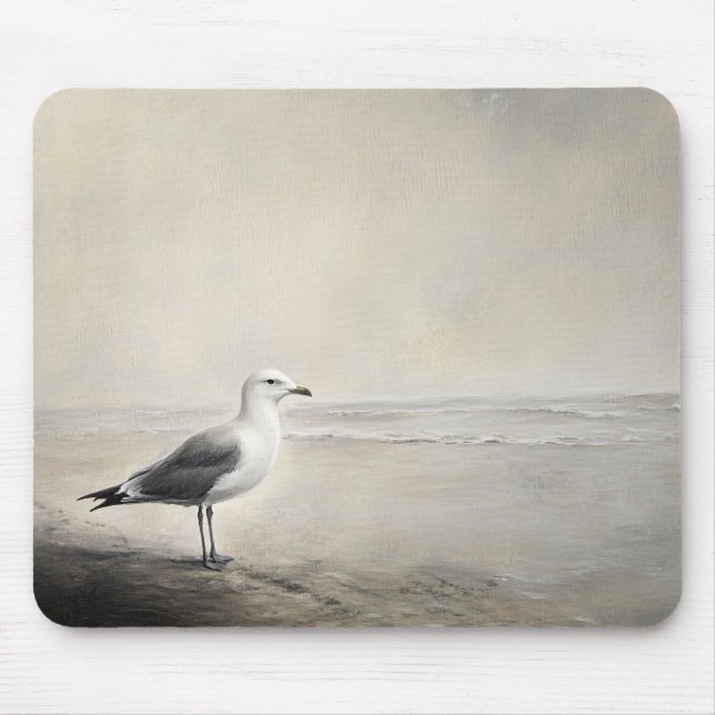 Seagull am Ufer Mousepad (Vorne)