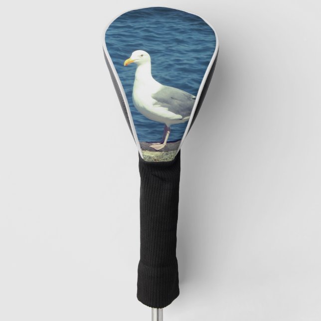 Seagull an der Bucht Golf Headcover (Vorderseite)
