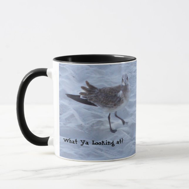 Seagull auf der Beach Tasse (Links)